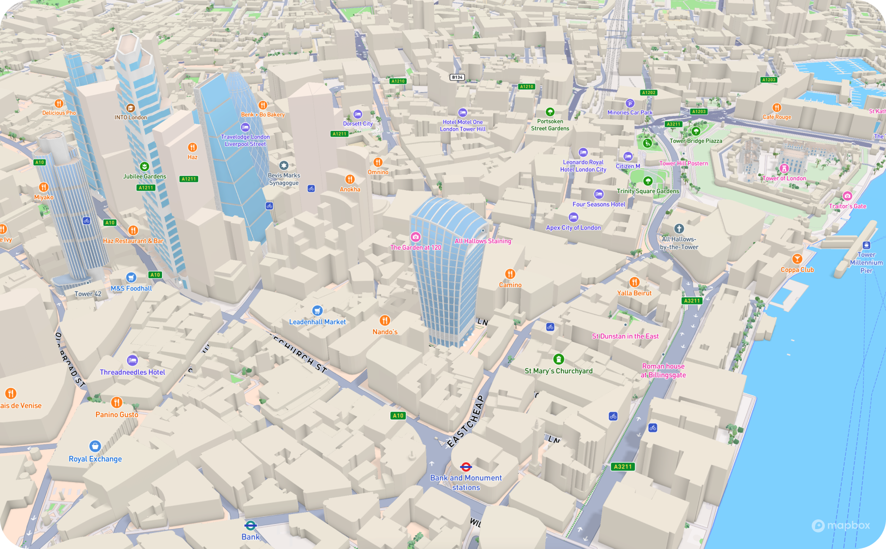 新しい3Dスタイルが道案内と位置把握を向上｜Mapbox Standard｜ブログ